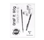 GraF'it dot bloc agrafé 80F A5 90g
