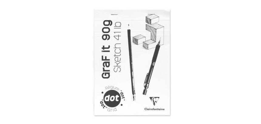 GraF'it dot bloc agrafé 80F A5 90g