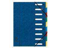 Trieur HARMONIKA® à fenêtres avec élastiques Véritable carte lustrée 9 compartiments