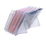 Distributeur de prospectus 5 compartiments A4 - Cristal