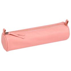 CUIR TEINTÉ Trousse Ø5,5x22 cm Corail