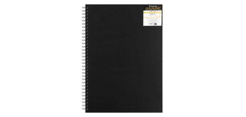 Goldline carnet spiralé 40F A3 140g paysage - Ivoire