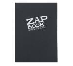 Zap Book carnet collé 160F A5 80g - Noir