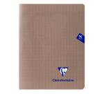 Cahier piqué Mimesys 17x22cm 96 pages grands carreaux couverture polypropylène