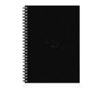 Rhodia Touch Watercolor Book, papier grain fin 100% coton 300g - A4 portrait, 40 pages - Noir