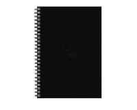 Rhodia Touch Watercolor Book, papier grain fin 100% coton 300g - A4 portrait, 40 pages - Noir