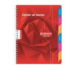 Textes reliure intégrale 7000 17x22 cm 100 pages grands carreaux 70 g - Assortis