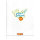 Cahier Poésie et Chant piqué 8000 POLYPRO A4 96 pages grands carreaux + uni 90 g - Incolore