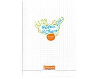 Cahier Poésie et Chant piqué 8000 POLYPRO A4 96 pages grands carreaux + uni 90 g - Incolore