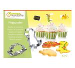 Boîte créative, Happy Cakes, Recettes et accessoires, Dinosaures - Vert