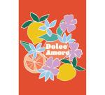 Dolce Amore, Set de correspondance 12x16,5 cm contenant 8 cartes simples 11x15,5 cm assorties et 8 enveloppes Pollen C6 blanc naturel