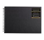 Goldline carnet spiralé 64F A4 140g I - Blanc