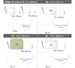 Carton de 200 enveloppes Pollen 162x229mm 120g/m2 avec bande adhésive - Kraft