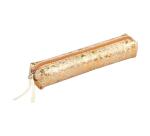 CÉLESTE CUIR Trousse SLIM 4x2,5x19,5 cm Lazer Or