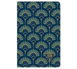 Neo Deco carnet piqûre textile 9x14cm 96 pages ligné motifs assortis papier ivoire 90g - Assortis