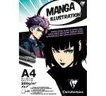 Bloc Illustration Manga A4 20F 250g