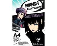 Bloc Illustration Manga A4 20F 250g