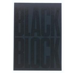 Block Pad Black Squared A4 70 Sheets Ylw - Black