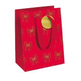 Scintillant, Excellia, sac moyen 21,5x10,2x25,3 cm - Rouge