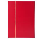 Exacompta - Cod. 21141E - 1 Album da francobolli in similpelle - 32 pagine nere - 17x22,5cm - Nero