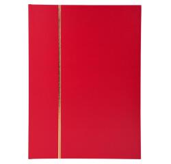 Exacompta - Cod. 21141E - 1 Album da francobolli in similpelle - 32 pagine nere - 17x22,5cm - Nero