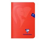 Carnet piqué Mimesys 11x17cm 48 pages ligné Couleur aléatoire - Assortis