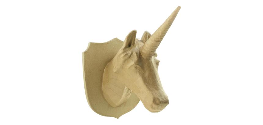 Trophée licorne 35cm - Kraft