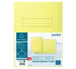 Paquet de 50 chemises imprimées 2 rabats SUPER 210 - 24x32cm