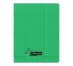 Cahier piqué 8000 POLYPRO Déficients visuels 17x22 cm 48 pages grands carreaux 2,5mm agrandi 10/10 90 g - Assortis