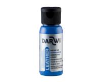 DARWI Flacon de 50 ml de Peinture sur Cuir - Bleu