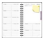 Agenda de poche Lady 16S spiralé Dodo & Cath 9 x 16 cm Semainier janvier à décembre 2026 - Visuel