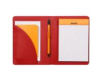 Rhodiarama livret porte-bloc N°13 pour bloc ou carnet format A6 - Coquelicot