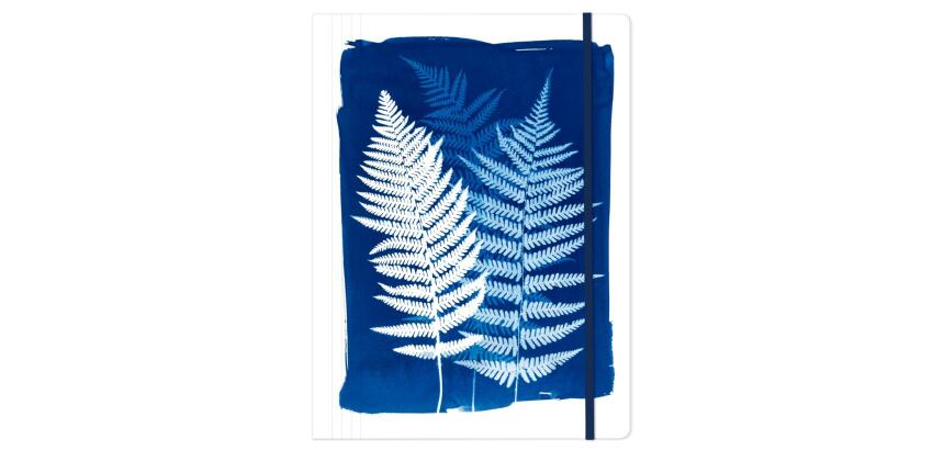 Cyanotype, Chemise à élastique 24x32cm