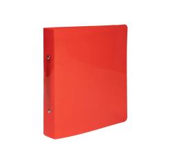 Crystal PP Ringband schoolformaat 17x22 met 2 ringen van 30mm - Geassorteerd