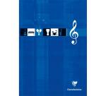 Bloc Musique encollé en-tête A4 100 pages Couleur aléatoire - Assortis
