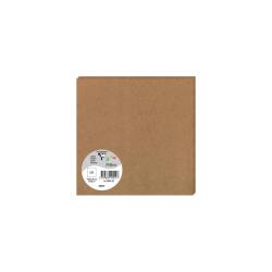 Paquet de 25 cartes simples Pollen 160x160mm 210g/m2