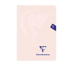 Carnet piqué Mimesys PASTEL A5 96 pages petits carreaux couverture polypropylène - Assortis