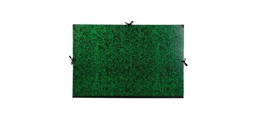 Carton à dessin Annonay 3 cordons 78x118cm - Vert