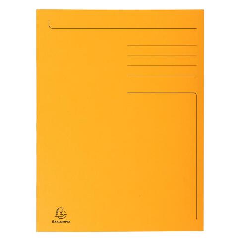 Subcarpetas 3 solapas Forever® impresas 280 g/m2 Exacompta Folio - Naranja