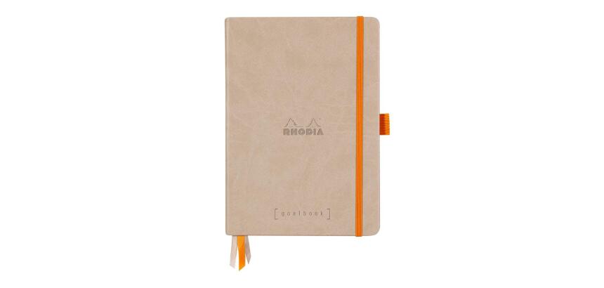 Rhodiarama Goalbook couverture rembordé rigide A5 240 pages dot papier blanc 90 g