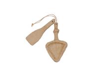 Poêlon et spatule à raclette 1x5x10/1x2,5x8cm - Kraft