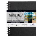 Nova Trio carnet spiralé 50F 15,2x20,3cm 150g - Assortis