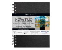 Nova Trio carnet spiralé 50F 15,2x20,3cm 150g - Assortis
