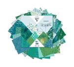 ORIGAMI, Pochette de 60 feuilles 70g/m2 au format 15x15cm - Végétal chic - Multicolore