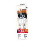 Darwi For You set de 5 pinceaux larges - Blanc