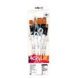 Darwi For You set de 5 pinceaux larges - Blanc