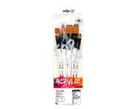 Darwi For You set de 5 pinceaux larges - Blanc