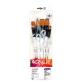 Darwi For You set de 5 pinceaux larges - Blanc