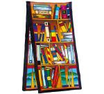 Echarpe 100% soie - 180x43cm Biblio - Blanc