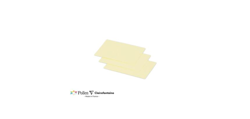 Paquet de 25 cartes simples Pollen 70x95mm 210g/m²